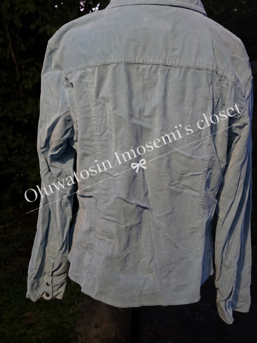 Blue Button-Down Jacket - Picture 4 of 4
